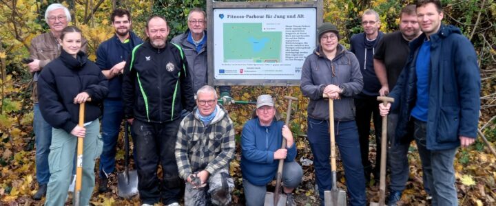 Errichtung eines Fitnessparcours im Velpker Naherholungsbereich