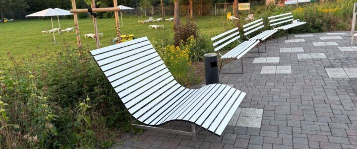 Erwerb und Installation von 10 Paarbänken für das Freizeitbad Grasleben Erwerb und Installation von 10 Paarbänken für das Freizeitbad Grasleben